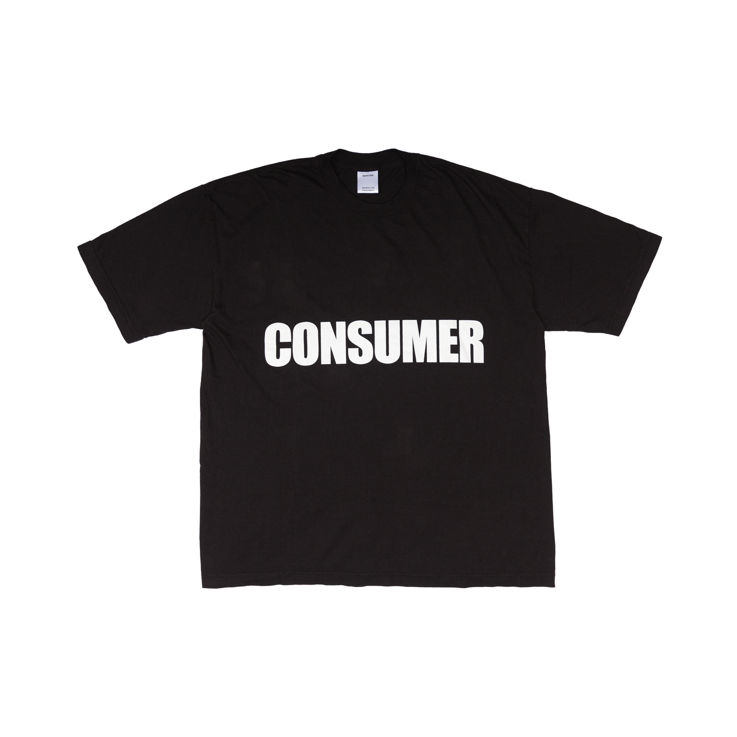 consumer tee black