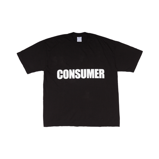consumer tee black